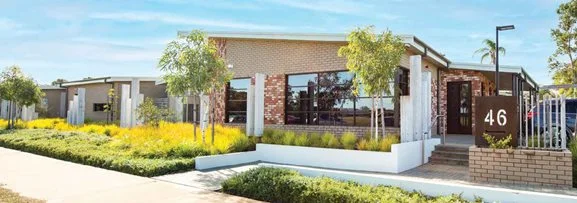 A residential mental health service home.