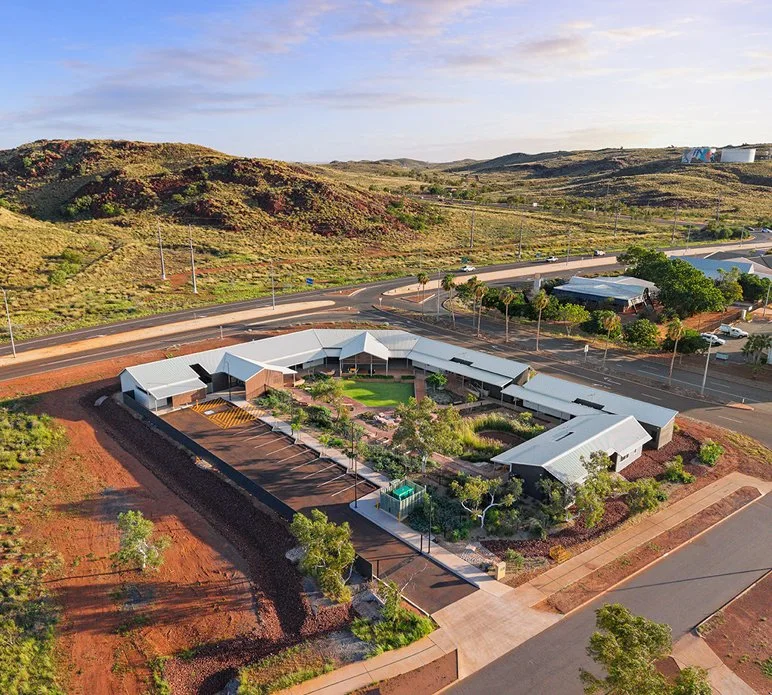 Birds eye view image of Karratha Step Up/Step Down Service.