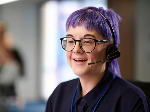 A support line caller on a support call.