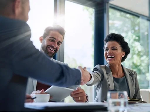 mobile phone showing a stakeholder connect e-newsletter.