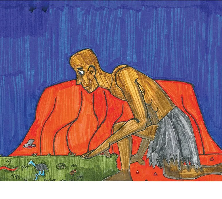 'Baiame, Giver of Life' by Xavier Cubillo