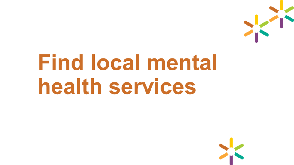 Find local mental health services