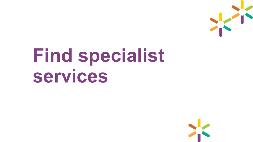 Find specialist services