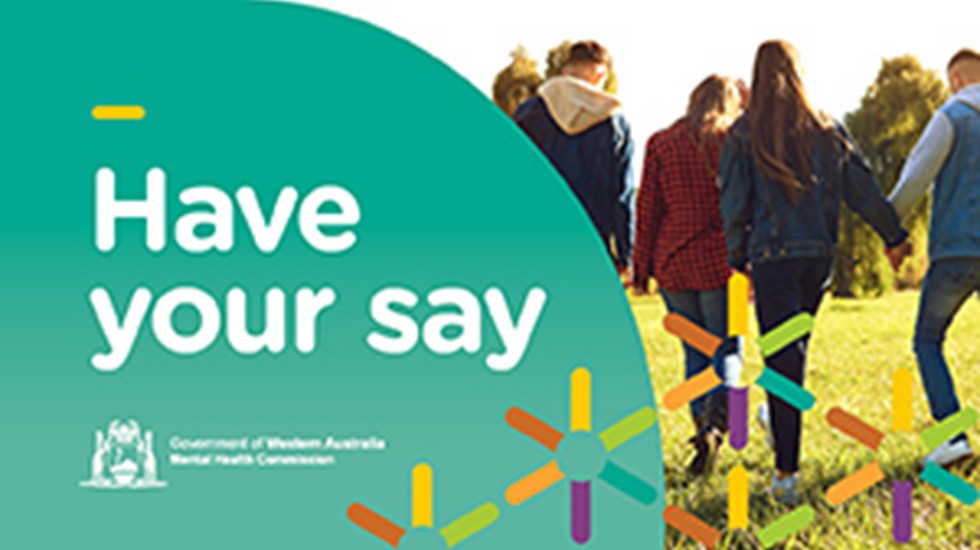image of young people with text: 'have your say'