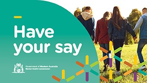 image of young people with text 'have your say'