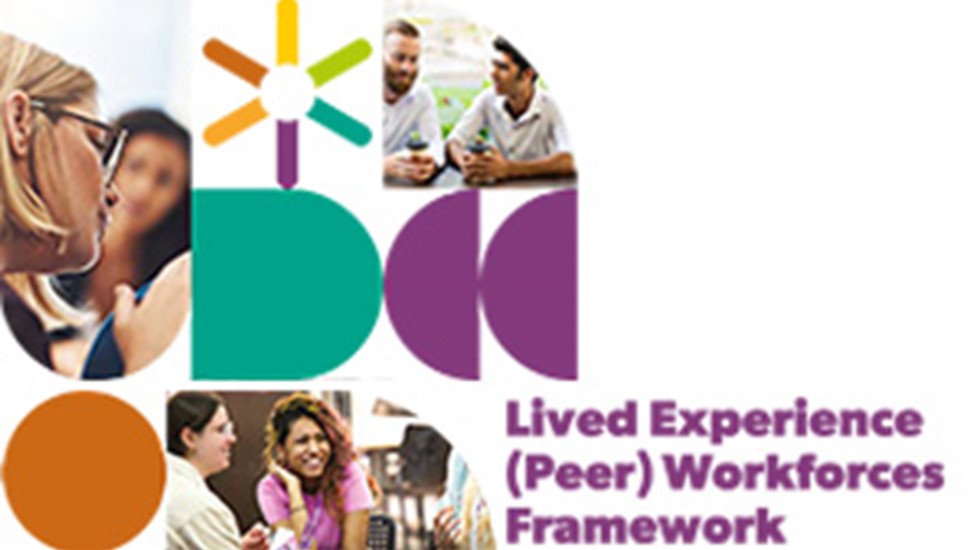 Report cover: Lived Experience (Peer) Workforces Framework