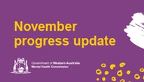 Text reads November progress update