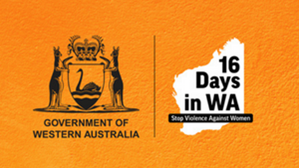Graphic reads 16 Days in WA, with WA Government logo