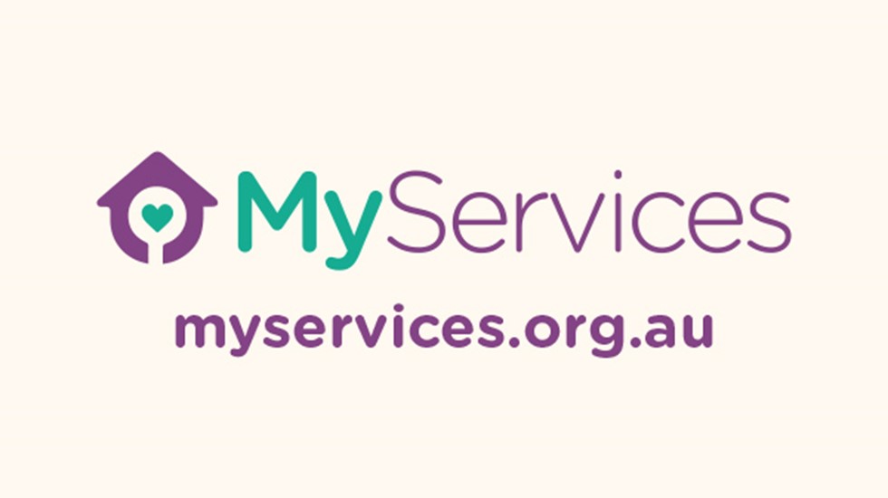 My Services logo with text: myservices.org.au